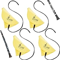 Vista 8 de Yinder 4 piezas paño de limpieza para clarinete, paño de limpieza para tubo interior, adecuado para piccolo, flauta, saxo, saxofón (negro)