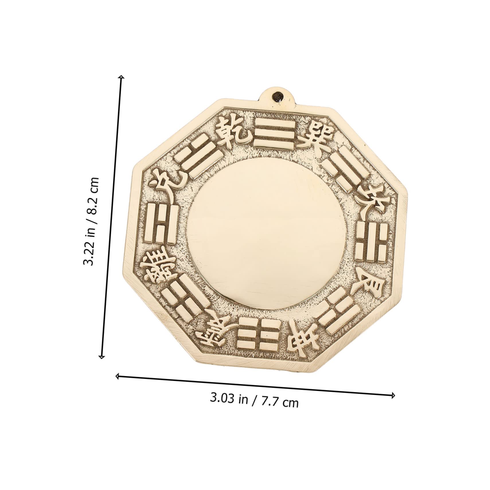 PRETYZOOM Set Di 5 Specchi Concavi E Convessi Feng Shui Bagua Ornamento Cinese Per Casa E Ufficio