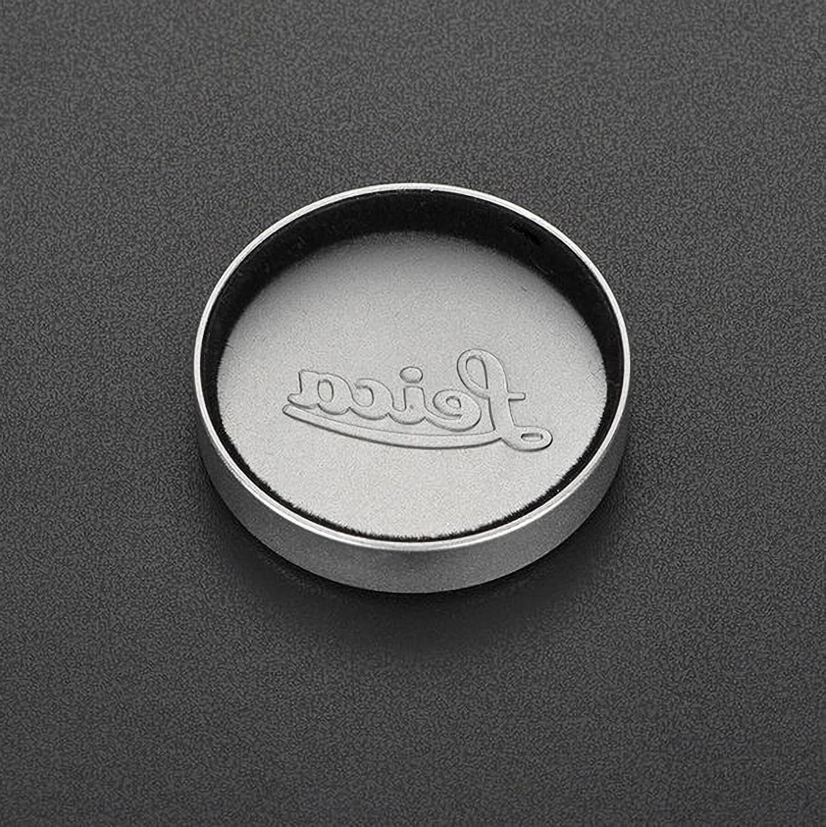 Qs-C Metal Silver Lens Cap Front Cover Compatible with Leica L39 E39 Caliber Lens Voigtlander Zeiss Summicron Summaron Summilux Elmar Elmarit Jupiter, Internal Diameter 42mm(1.65in) (Silver)