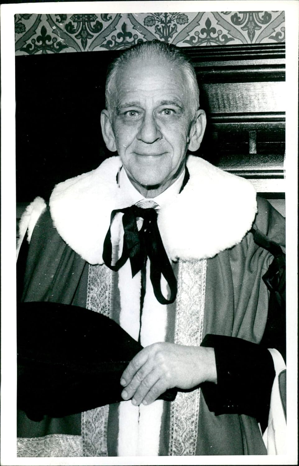 Vintage photo of Baron MaybrayKing, Life Peer and Former