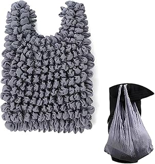 [KALOLINNA] エコバッグ 伸びる おしゃれ 大容量 折畳み 絞り 荷物に合わせて伸びる 買い物バッグ 便利 軽量 収納