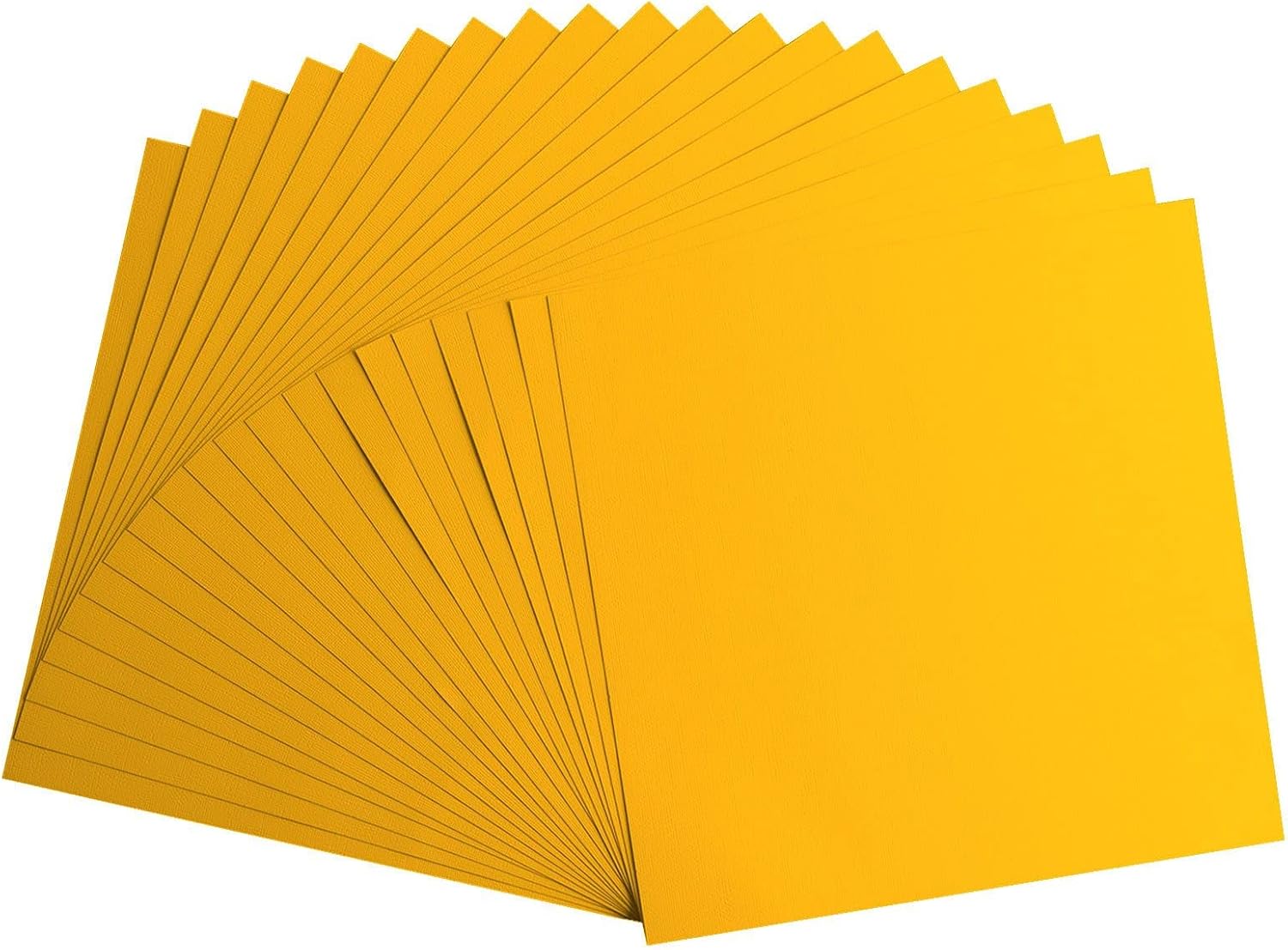 Vaessen-Creative Florence Textured Cardstock, Orange Saffron, 216 Grams, 12x12 inches, 20 Sheets, for Scrapbooking, Card Making, Die Cutting and Other Paper Crafts, 30.5x30.5cm
