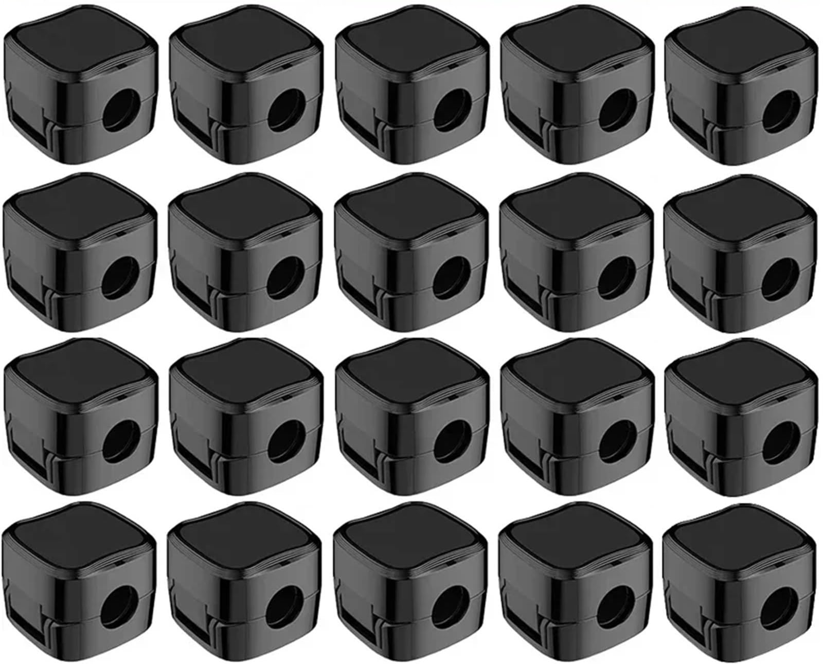 Clips de câble magnétiques auto-adhésifs, supports de cordon réglables sous le bureau, gestion des fils, organisateur de câbles for le bureau et la maison, 30/1 pièces(White,30PCS)