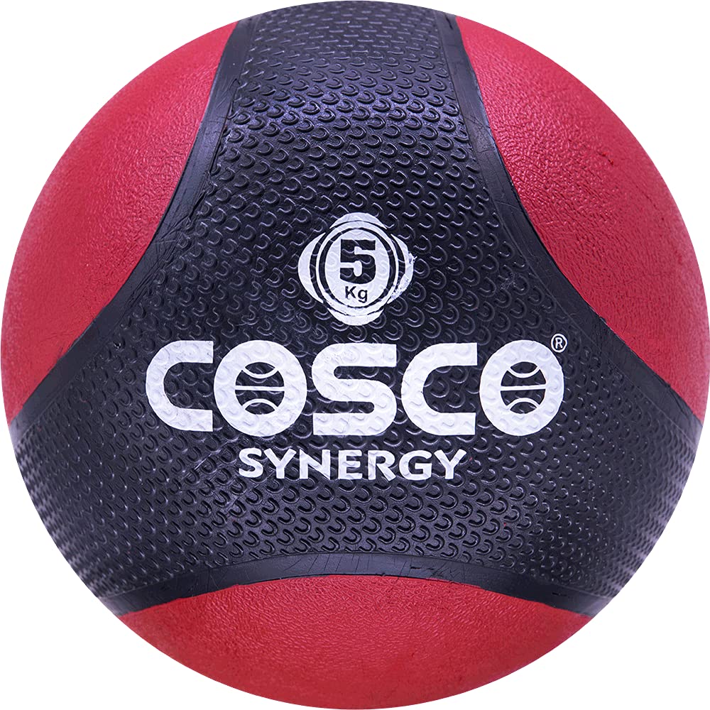 Cosco Synergy Medicine Ball for Core Fitness, Resistance, Strength Training, Exercises (3)-image-43