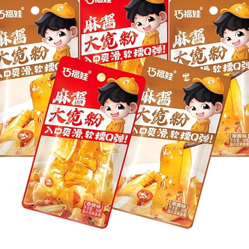 巧福娃麻?大?粉 麻?川粉 ?糯?牙 個別包装 即席辣條 ?袋即食川粉 辣條 中華食材、おつまみ 辛子こんにゃく中国お菓子辛い スナック、おつまみ 、四川唐辛子、激辛 麻辣下?菜 中華名物 中華食材 紅油面皮 干拌面皮 酸辣紅油麺皮 乾拌麺片 手工?粉 ?