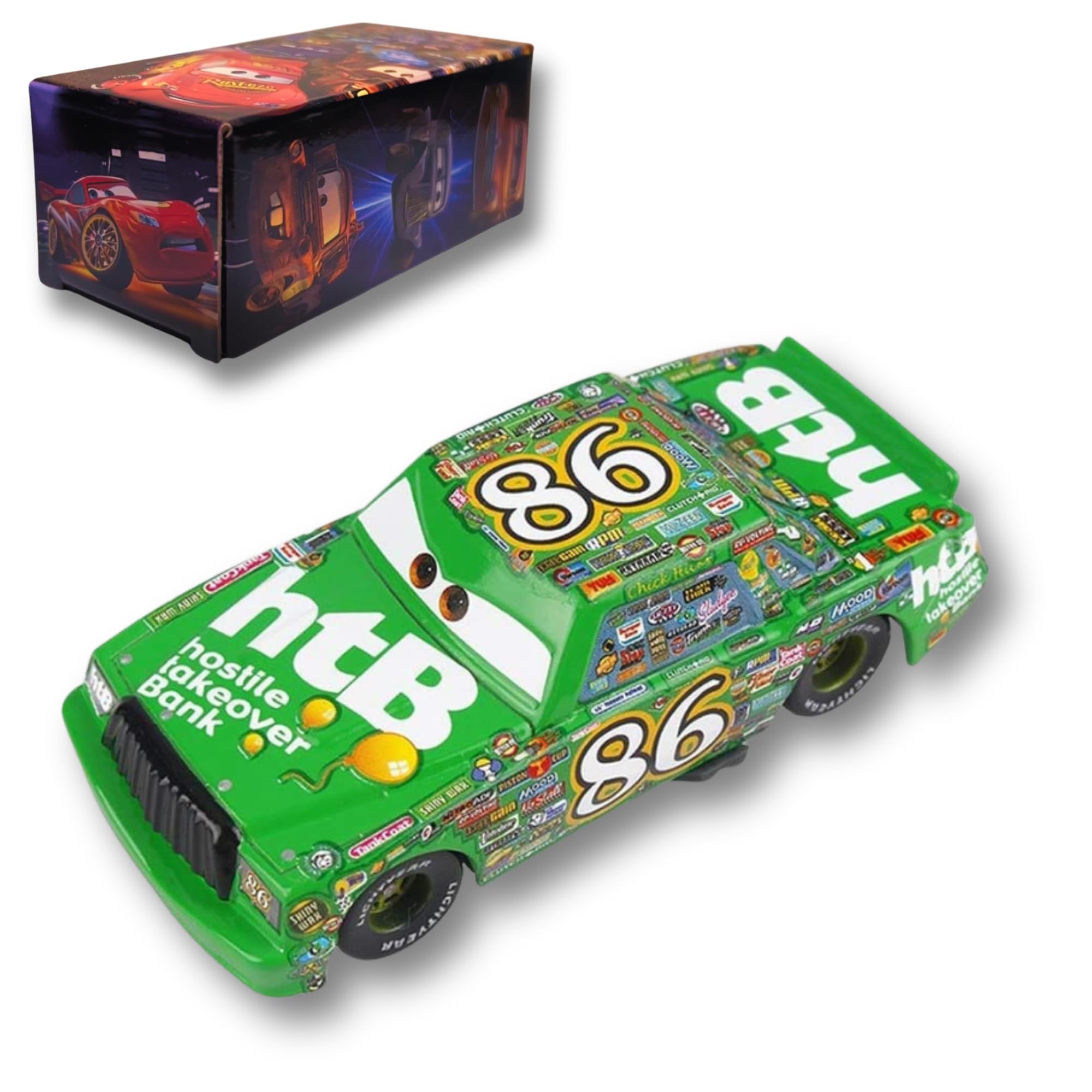 Die-Casting Racers Toy Cars, Safety Alloy Material for Childs, Beauty Color Box Packaging for Your Son Birthday, Inspired by Favorite Characters, Gift for 3+ Years Old (Chick-Hick)