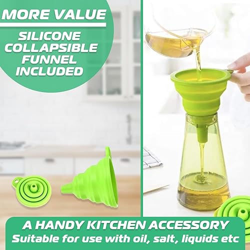 Miniatura 4 de Young Energy Pantalla de silicona para cocinar, sartén con embudo de aceite plegable, protector contra salpicaduras de grasa, antiadherente,