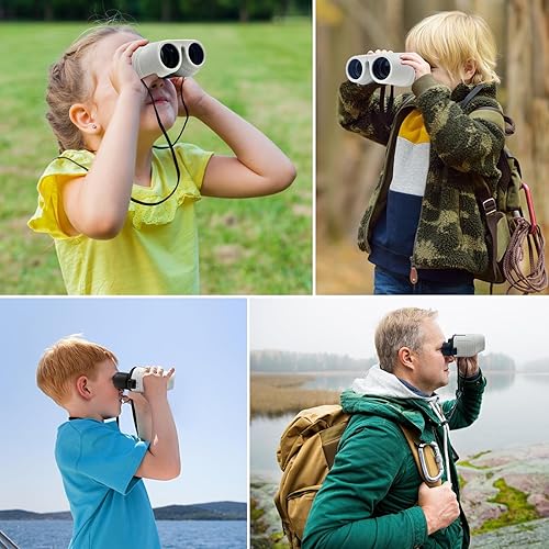 Miniatura 6 de Prismáticos de enfoque automático para adultos  Binoculares para observación de aves HD impermeables  Prismáticos de visión con poca luz de 10 x 25