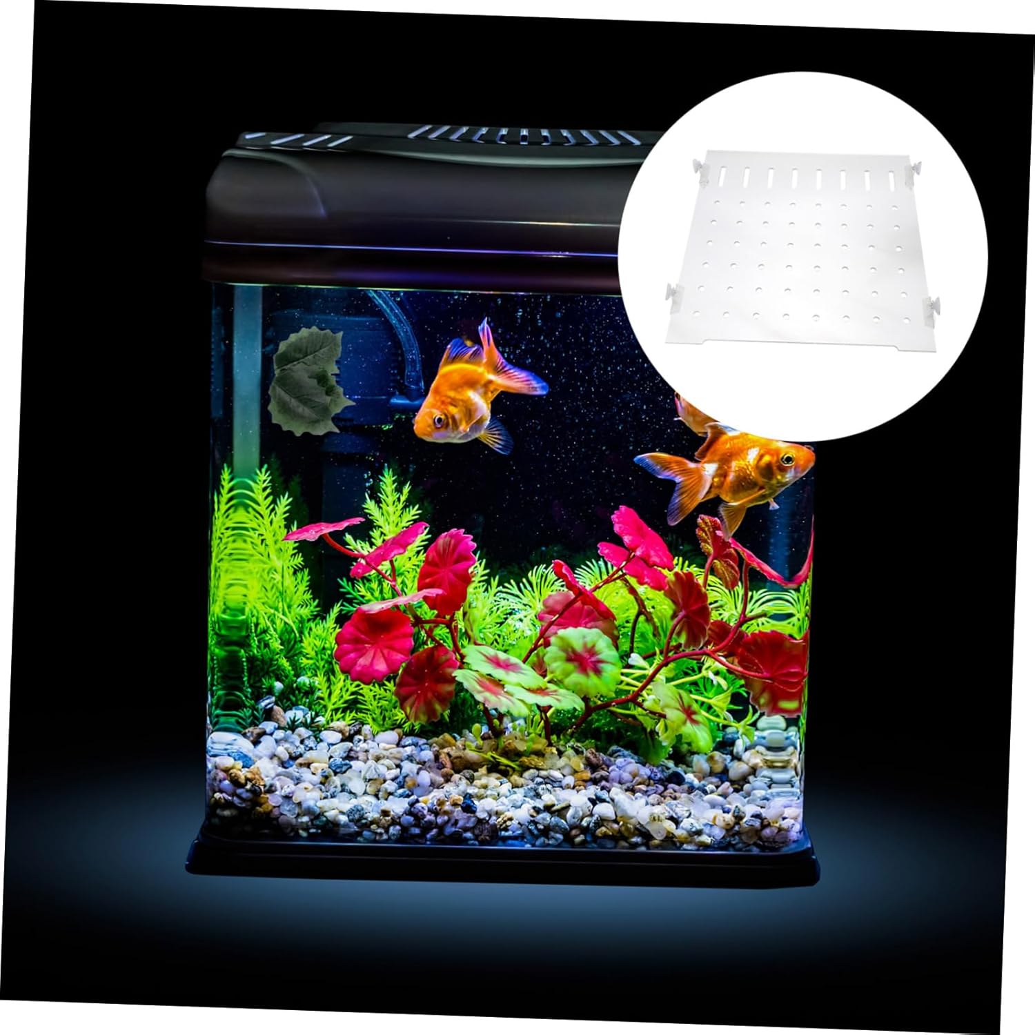 1set Fish Tank Isolation Plate Divider for Aquariums to Install Increases Fish Survival Rate by Separating Aggressive Species Includes Clips