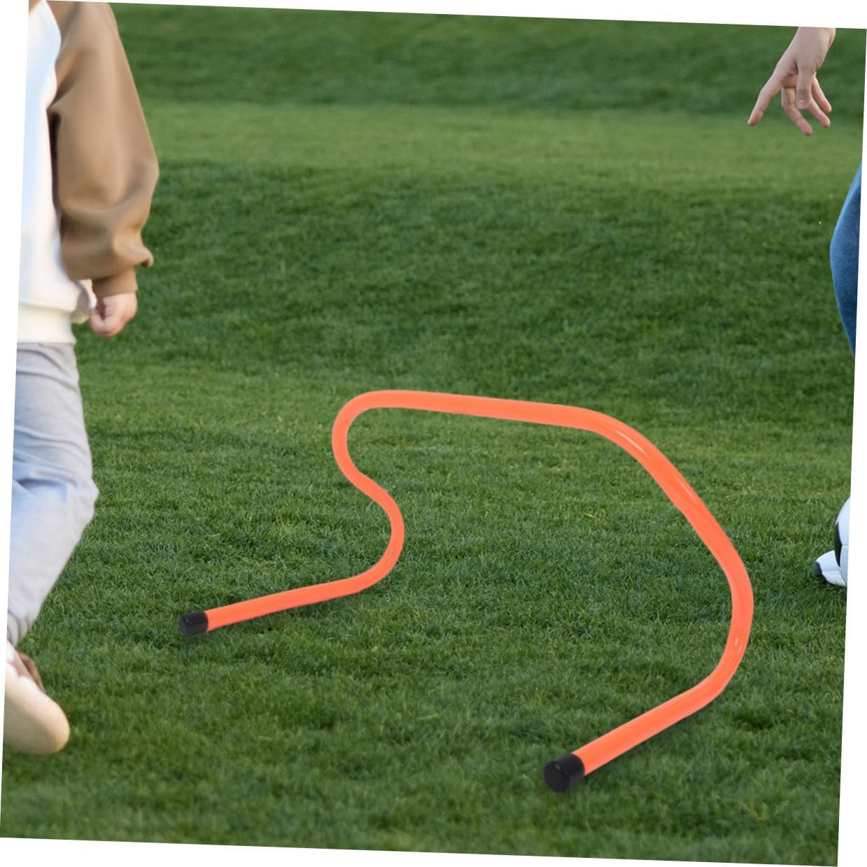 Homoyoyo 4pcs Plastic Training Hurdles for 15cm Track Hurdles Agility Soccer Speed Equipment Youth Football Practice