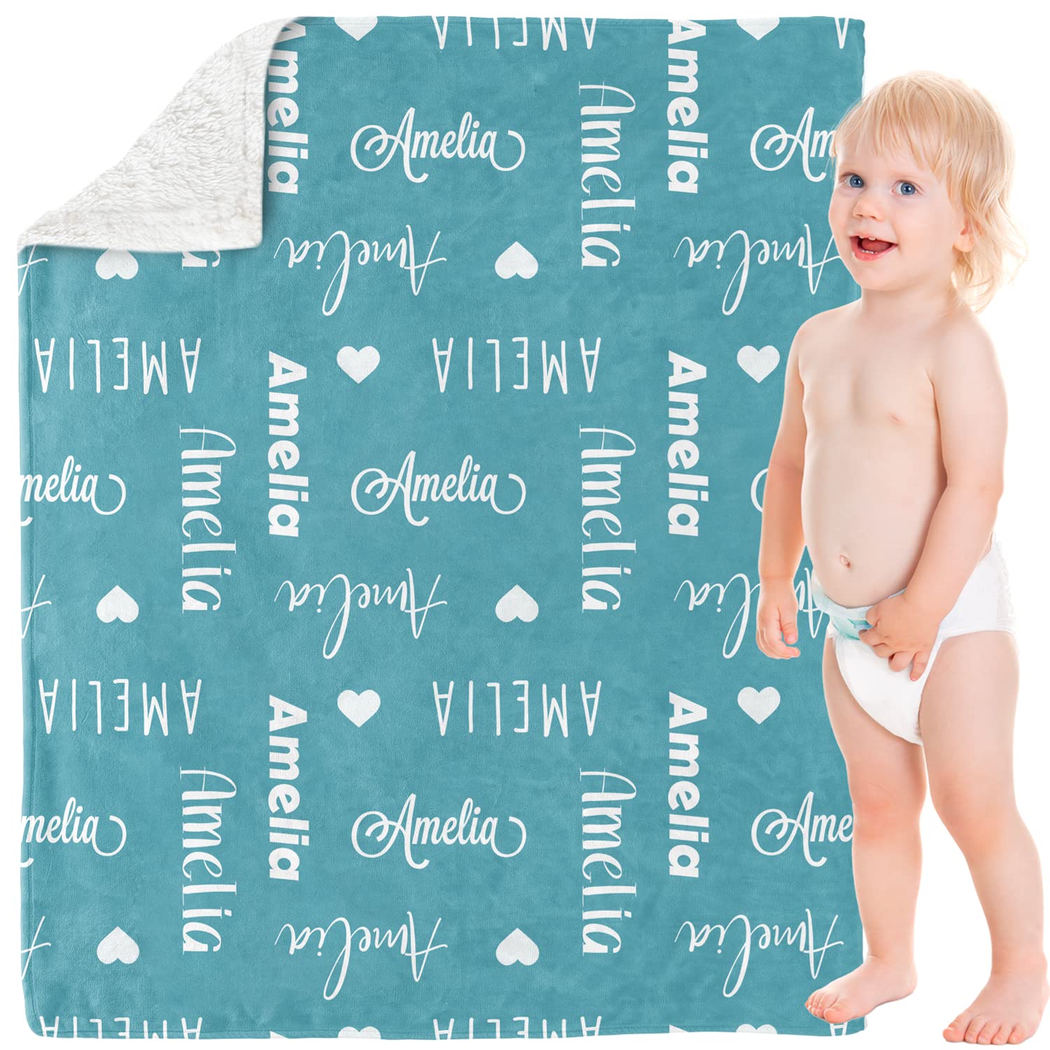 Yeahill Personalized Baby Blankets