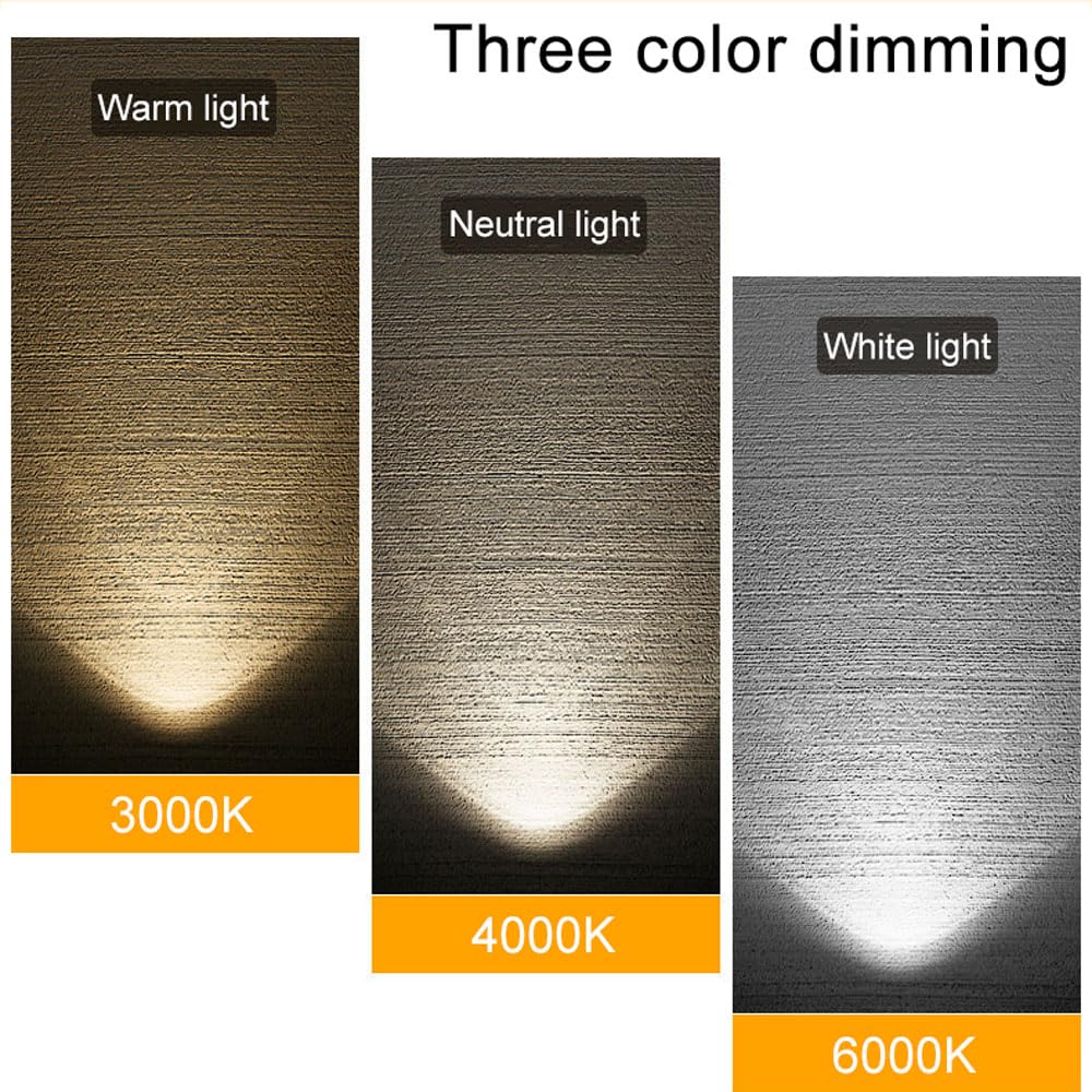 Paquete De 12 Focos Empotrables Led De Tres Colores con Atenuación, para Interiores, De 12 W, con Rejilla De Panal, Iluminación Empotrada Cuadrada, COB CRI 90+ para Sala