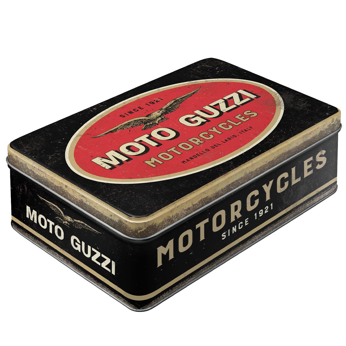 Nostalgic-Art Retro Vorratsdose Flach, 2,5 L – Vintage Blechdose Im 2er-Set, Geschenk-Idee