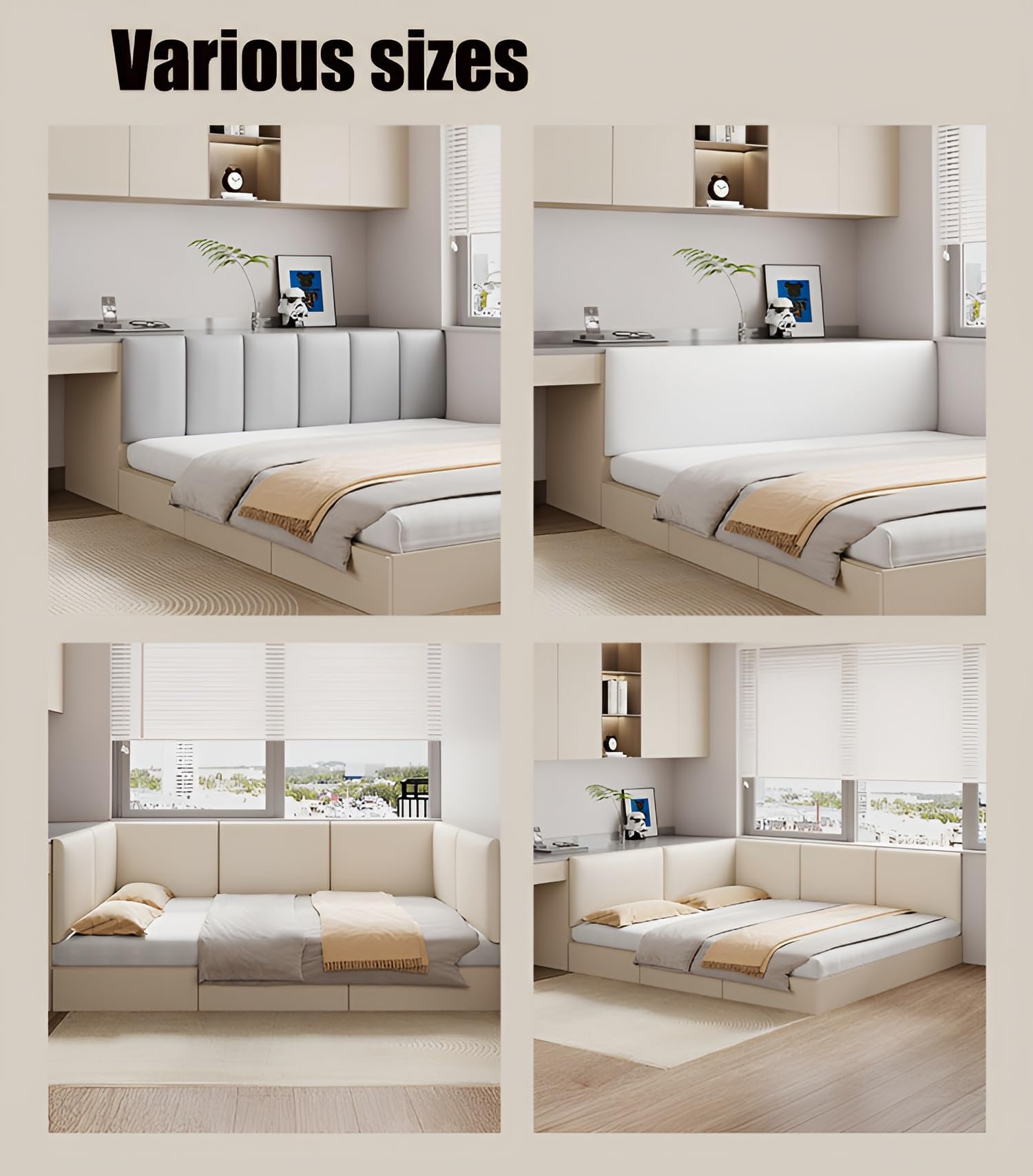 Wandpolster Selbstklebendem PU-Leder, Wandpaneele Gepolstert Einfache Installation, Wandkissen Bett Einfach zu Säubern Polsterpaneel Wand für Schlafzimmer, Wandpolster Kinderzimmer Geeignet ( Color :