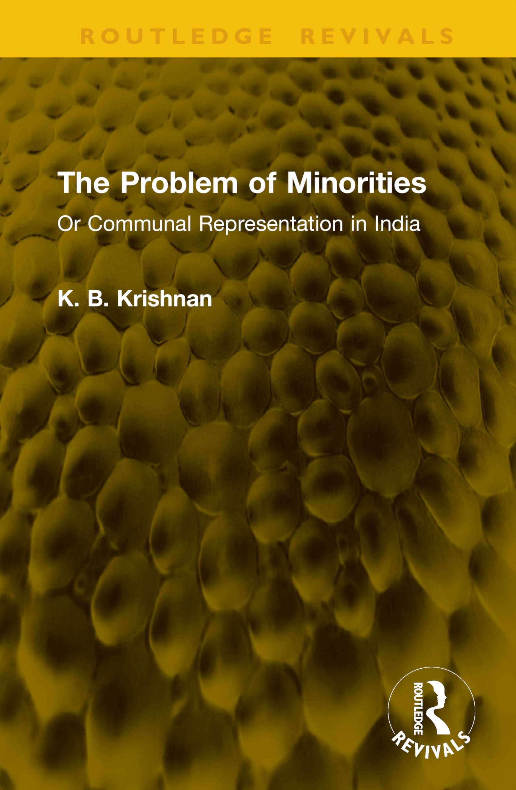 The Problem of Minorities: Or Communal Representation in India (Routledge Revivals)