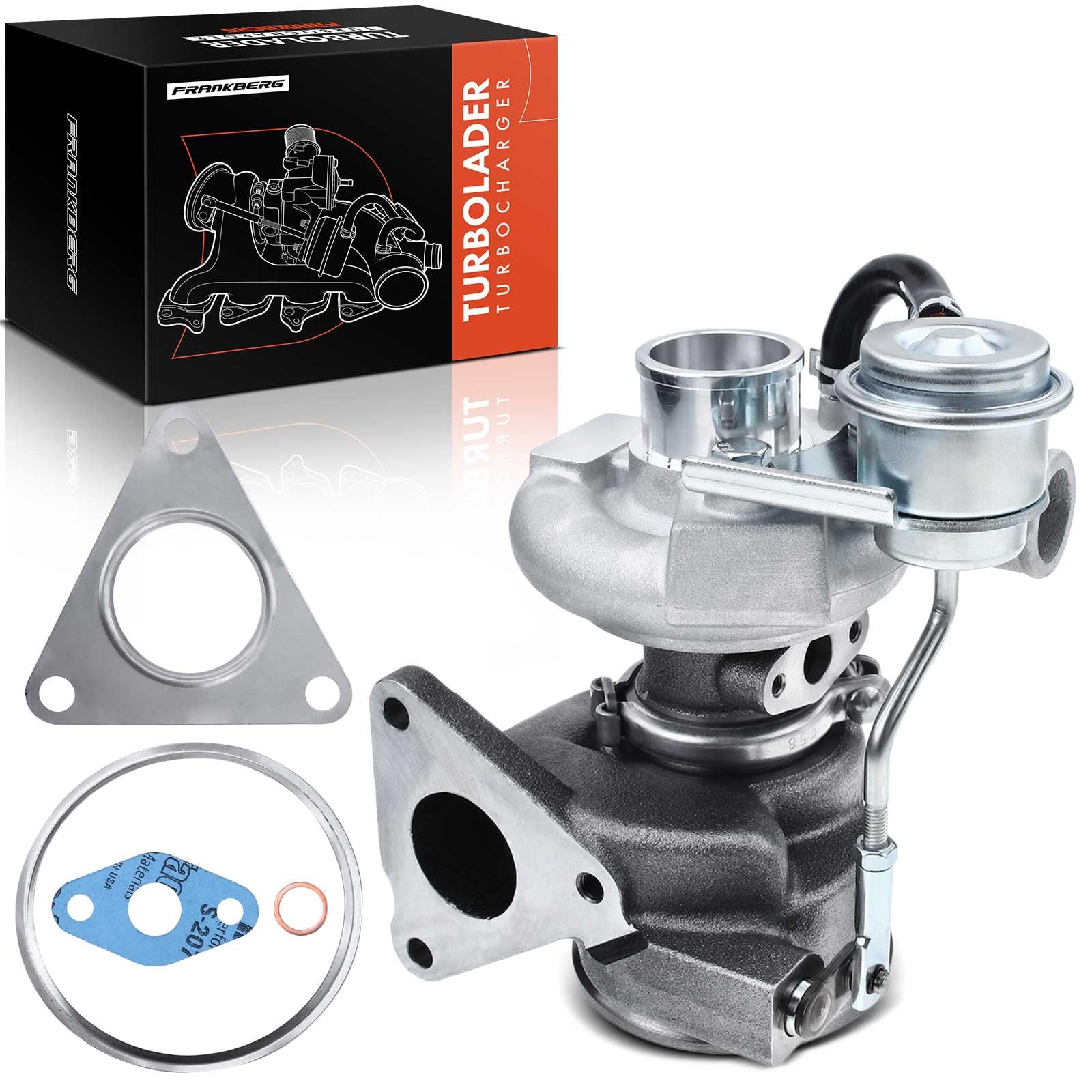 Frankberg Turbocompresor 49131-05212 | Compatible con: Ducato Van 250, Caja de puente, Autobús Jumper, Plataforma/chasis Boxer, Plataforma/chasis Jumper, Ducato