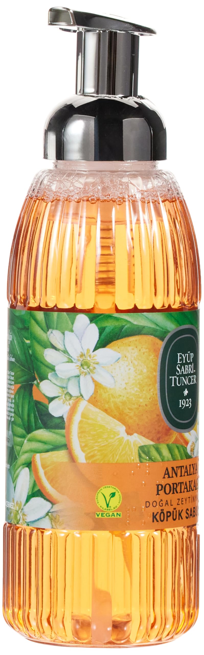 Eyüp Sabri Tuncer Doğal Zeytinyağlı Köpük Sabun Antalya Portakalı (500 ml)