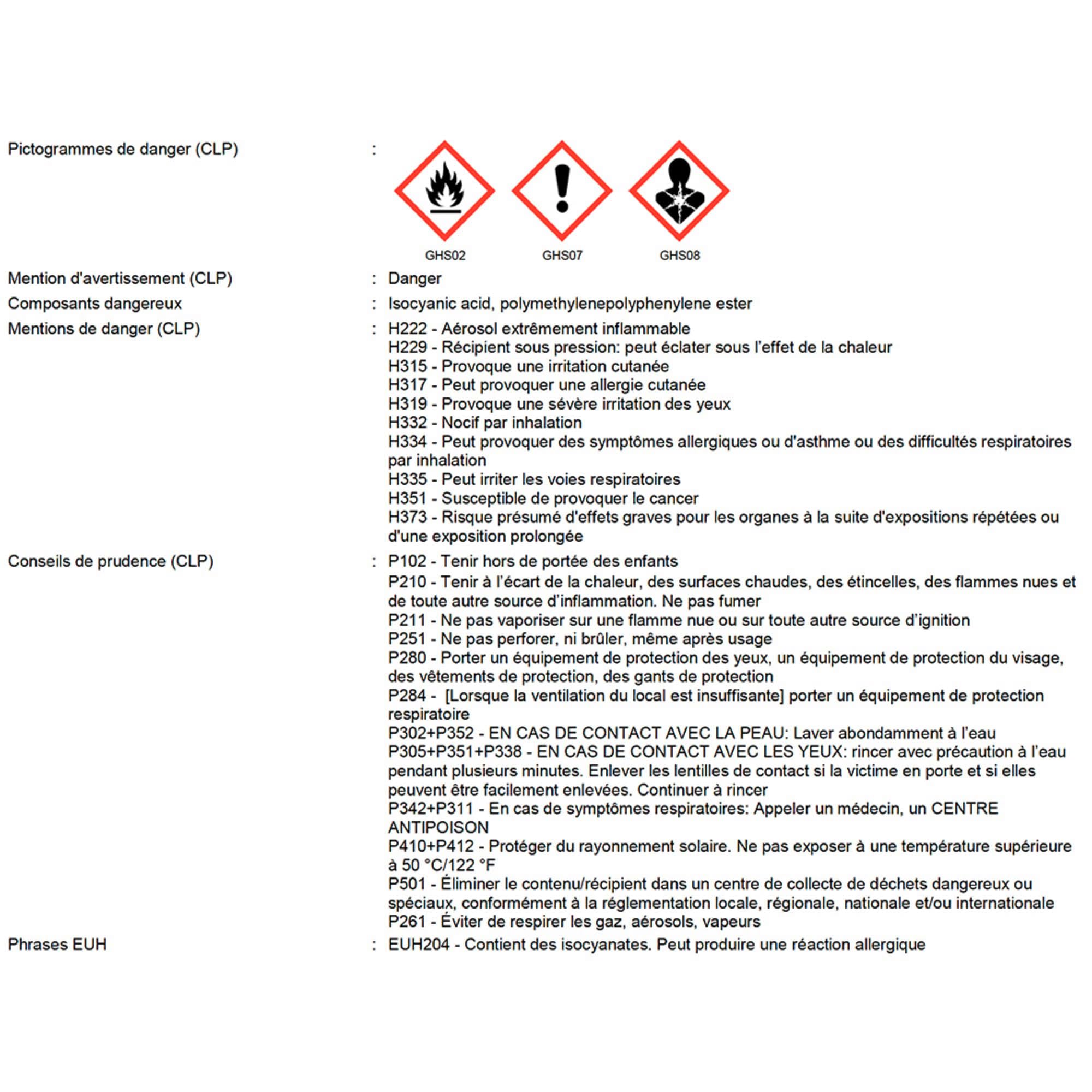 Alsafix - Mousse polyuréthane pistolable ALSAMOUSSE CF B1 coupe feu 750 ml - PO08137 - Alsafix