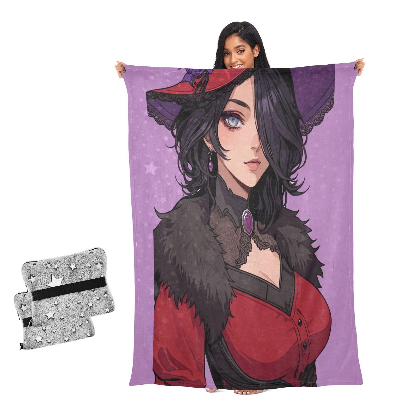 Mantas de sofá de anime rojo misterioso para sala de estar dile adiós al frío con estilo