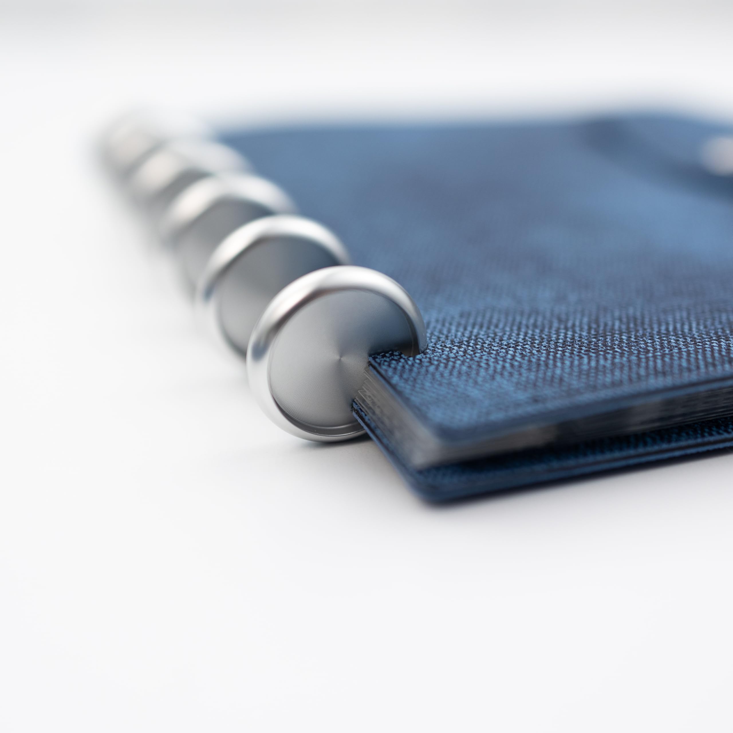 Konfigurowalny album fotograficzny Discbound, pasuje do fotobudki 4x6, 2x6, zdjęć 3x4, mieszania i dopasowywania stron, łącz i stwórz własną historię (denim, 4 x 6)