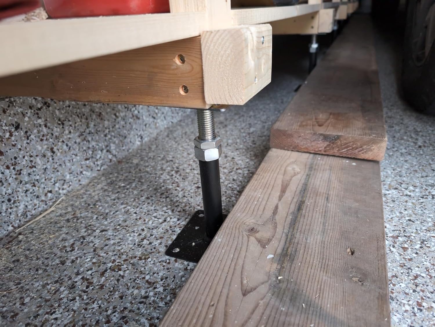 4-Pack Floor Jacks,Floor Straightener,Adjust Supports,Lift Supports,Level Supports,Adjustable House Jack for The Floor,Post 5" to 8"