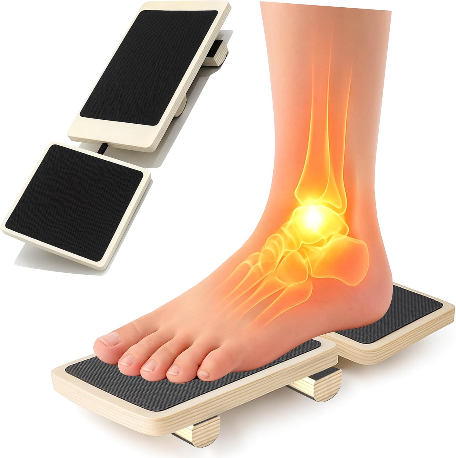 Ankle Balance Board – Strengthen Ankles & Feet for Better Balance | Single-Leg Trainer, Foot Stretcher & Core Stability Tool for Fitness Workouts