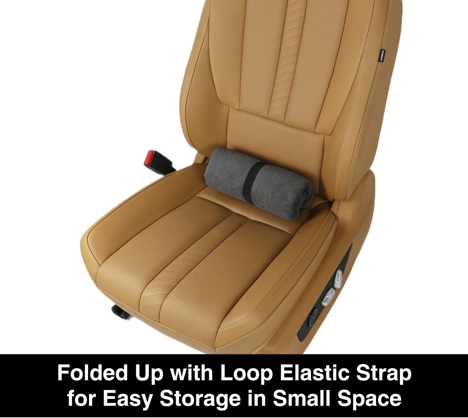 Waterproof Towel Car Seat Cover, Sweatproof Non-Slip Seat Protector, Universal Fit for Front Bucket or Rear Bench Seat of Cars, SUVs, Vans, Trucks, Compatible with Airbags and Armrests (Gray, 2 Pack)