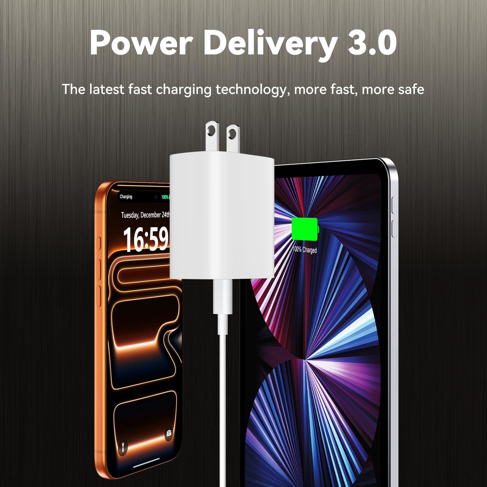 Ubearkk Cavo di ricarica rapida e intrecciato da USB C a Usb-C da 3 m, compatibile con iPhone 15, iPhone 16 Pro, iPhone 16 Plus, iPhone 16 Pro Max, Iphone 15, Iphone 15 Pro Max, Iphone 15
