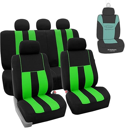 Miniatura 16 de FH GROUP FH-FB036115 fundas para asientos a rayas, púrpura/negro - Para la mayoría de los autos, camiones, SUV o van, Burgundy Rosado,Beige,Negro