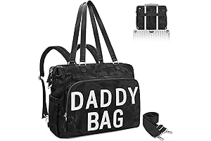 4 in 1 Convertible Camo Daddy Bag Backpack – The Ultimate Men's Diaper Bag