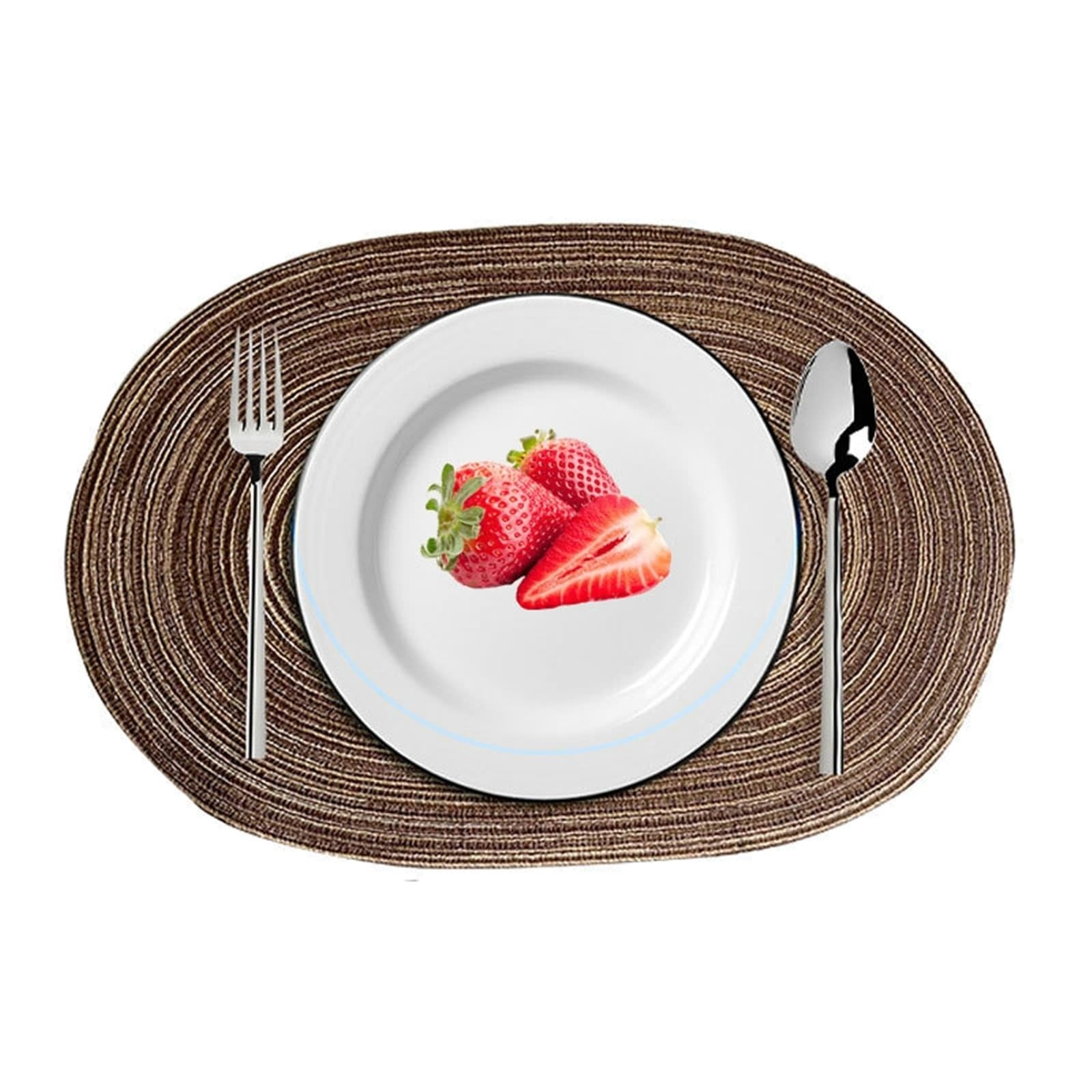Sets de table ovales de cuisine lot de 6 pour décorer votre salle à manger