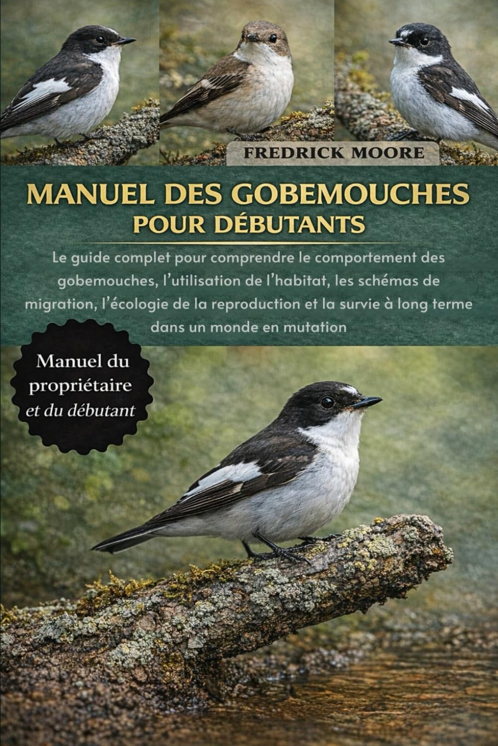 MANUEL DES GOBEMOUCHES POUR DÉBUTANTS: Le guide complet pour comprendre le comportement des gobemouches, l’utilisation de l’habitat, les schémas de ... survie à long terme dans un monde en mutation