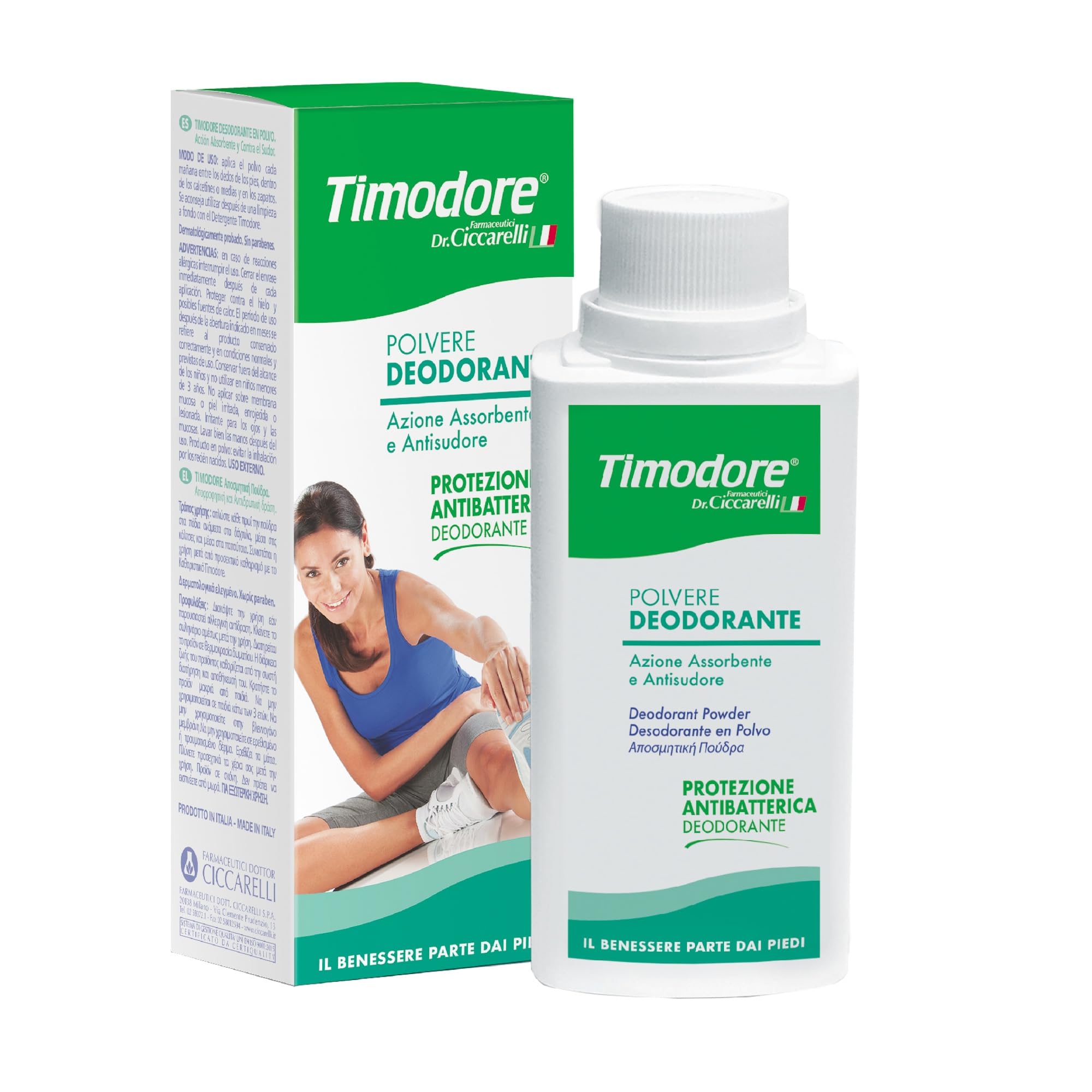 timodore Polvere Deodorante 75g