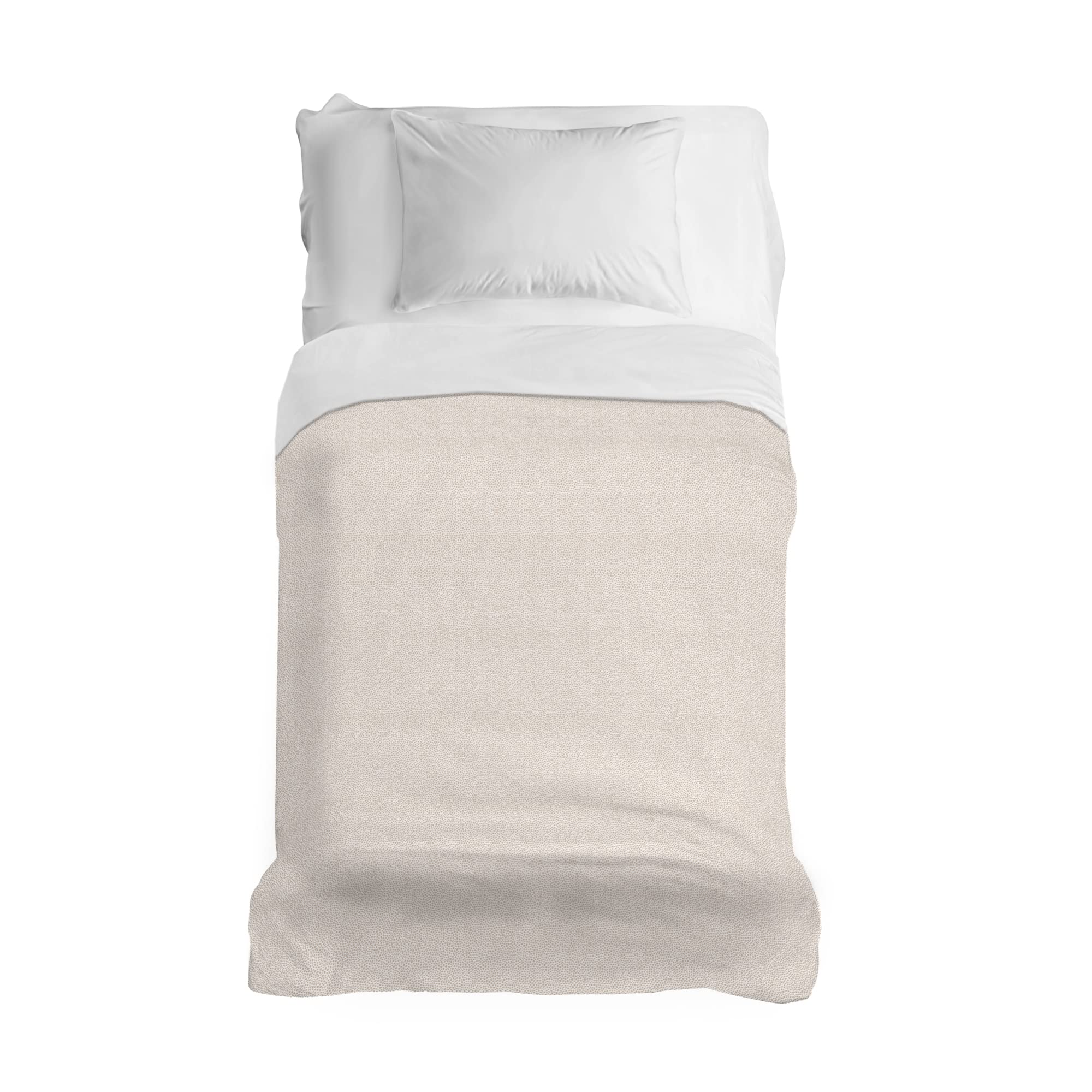 PENSIERI DELICATI Bedspread 170 x 280 cm, Single Sheet 100% Cotton Pique, Ideal as a Furniture Cover, 1 Square Bed Cover