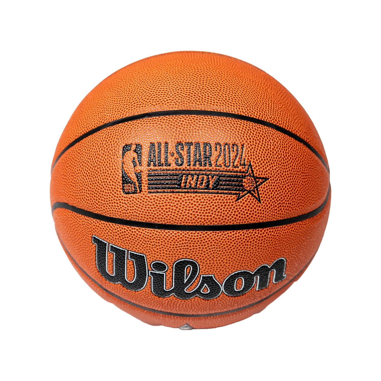 Wilson NBA All-Star 2024 Indianapolis Replica Ball WZ2015501XB - Balones de Baloncesto Unisex, Color Naranja, Talla 7 EU