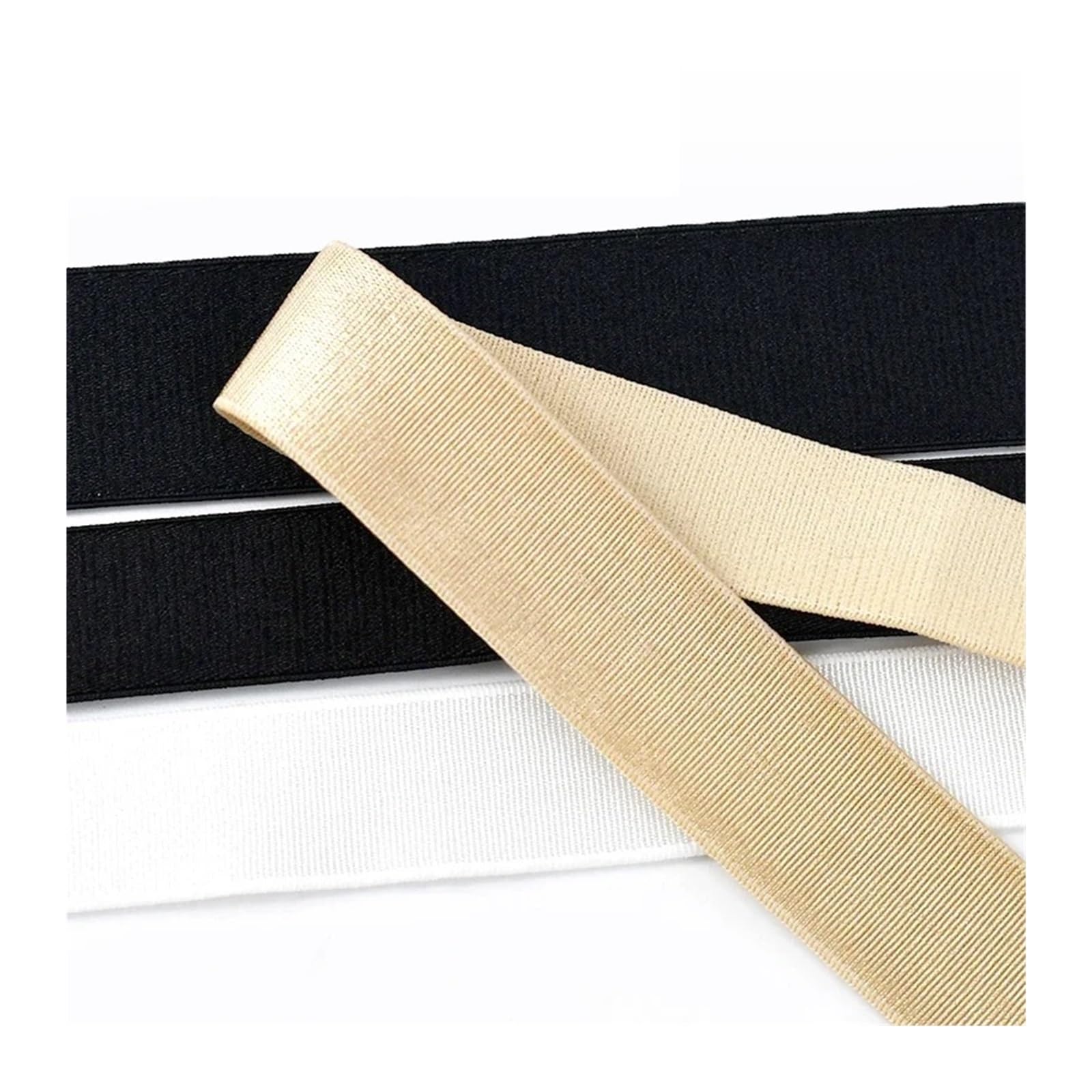 5/10M 6-30mm nylonowa gumka do bielizny pasek na ramię biustonosz miękkie gumki spodnie rozciągliwa wstążka DIY akcesoria do szycia(biały,10Meters,20mm)