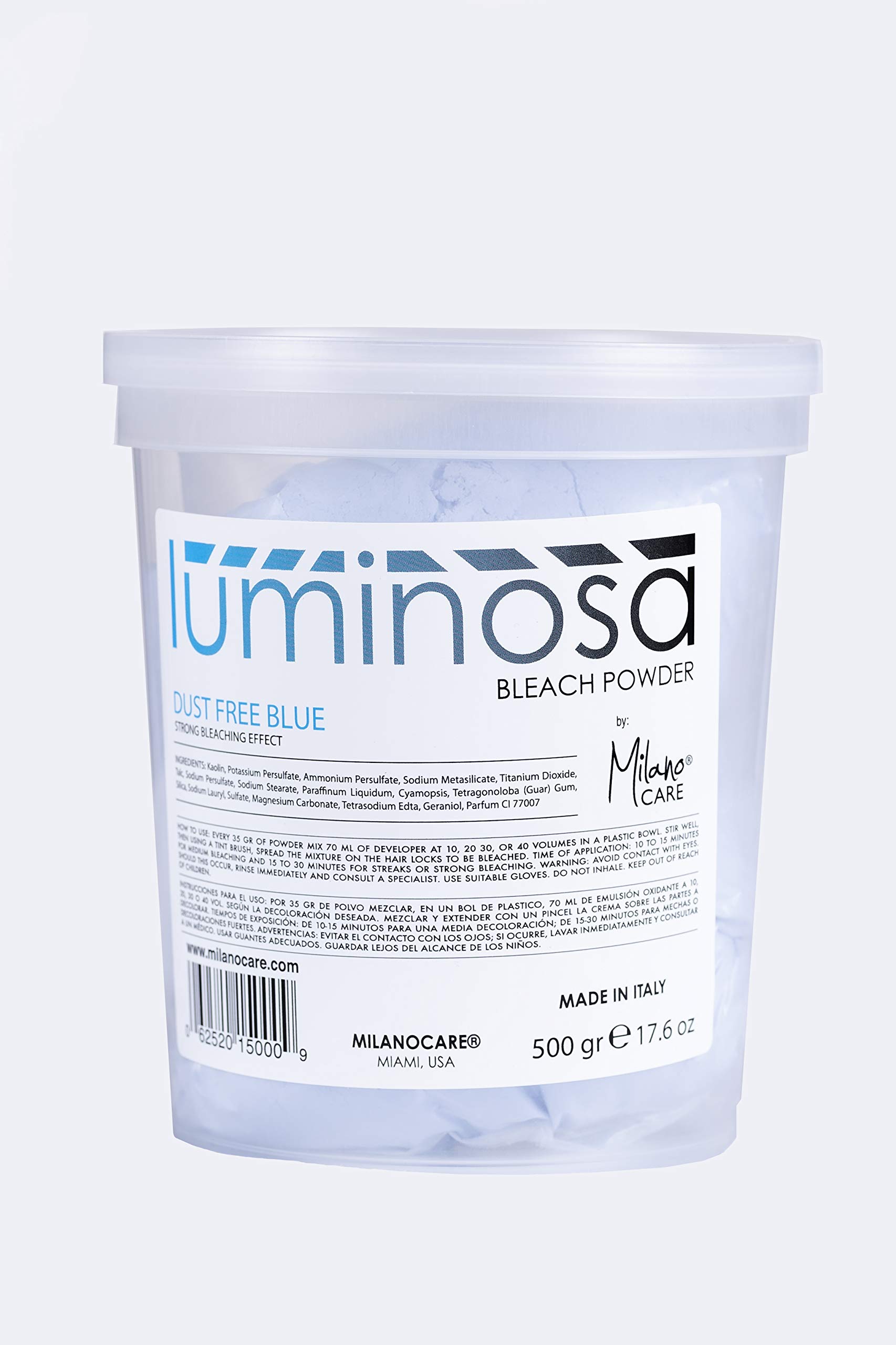 Luminosa - Dust Free Blue Powder for Quick Hair Bleaching, Highlights, Balayage and Lifts up to 7 Levels
