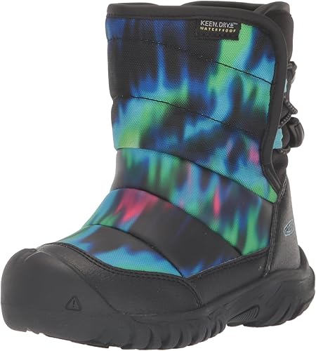 KEEN Botas de nieve unisex para niños, aisladas, impermeables, duraderas, fáciles de poner