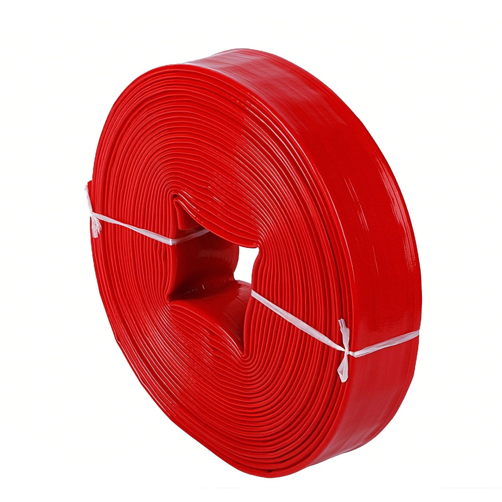 Lcuvimpex 50M Pool Backwash Hose, Flexible Pvc Coated Lay Flat Discharge Hose For Water Pump Drainage And Utility 1-10 Inch(,3.5-Inch)