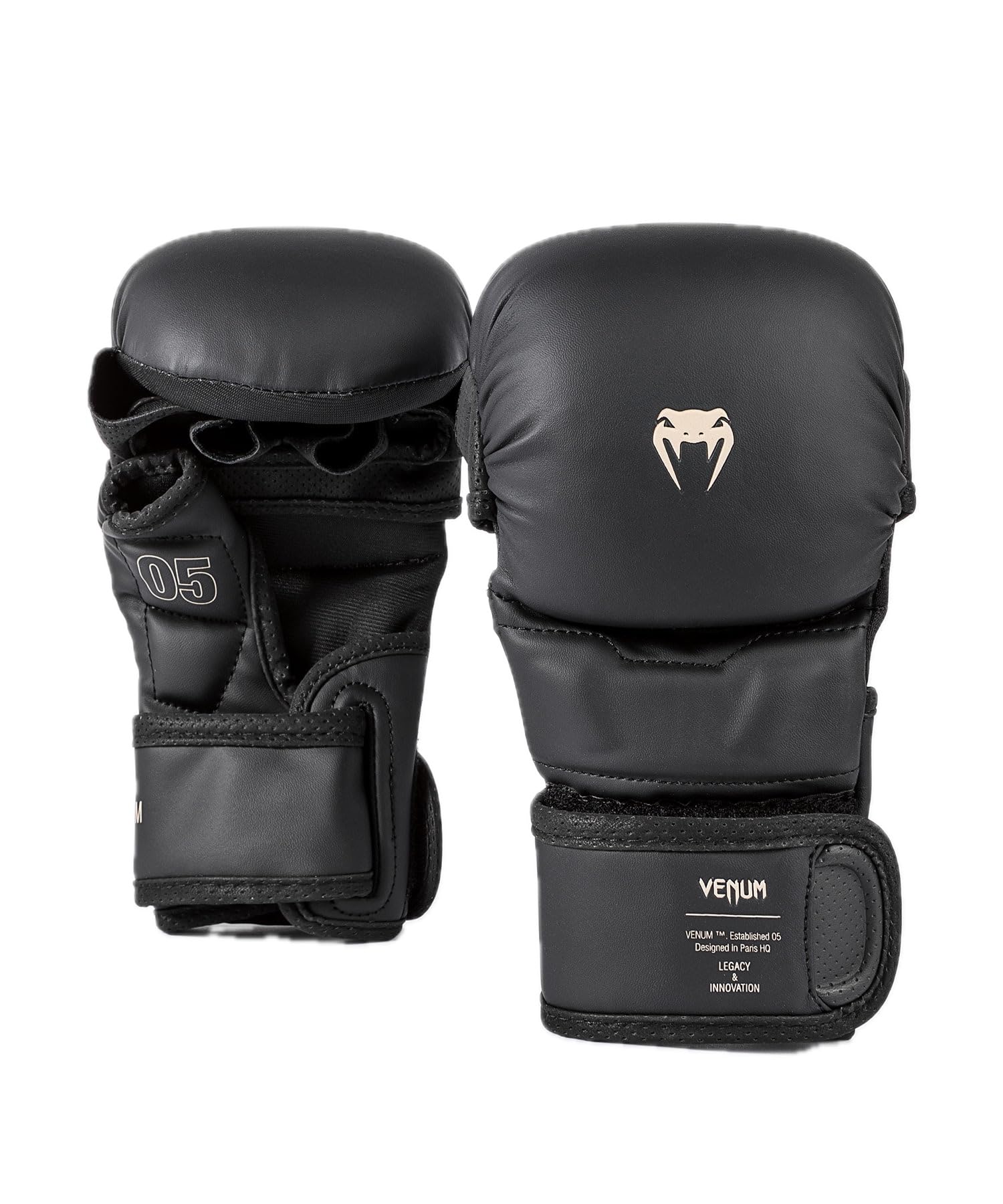Venum Impact Evo Sparring MMA Guanti - Nero - M