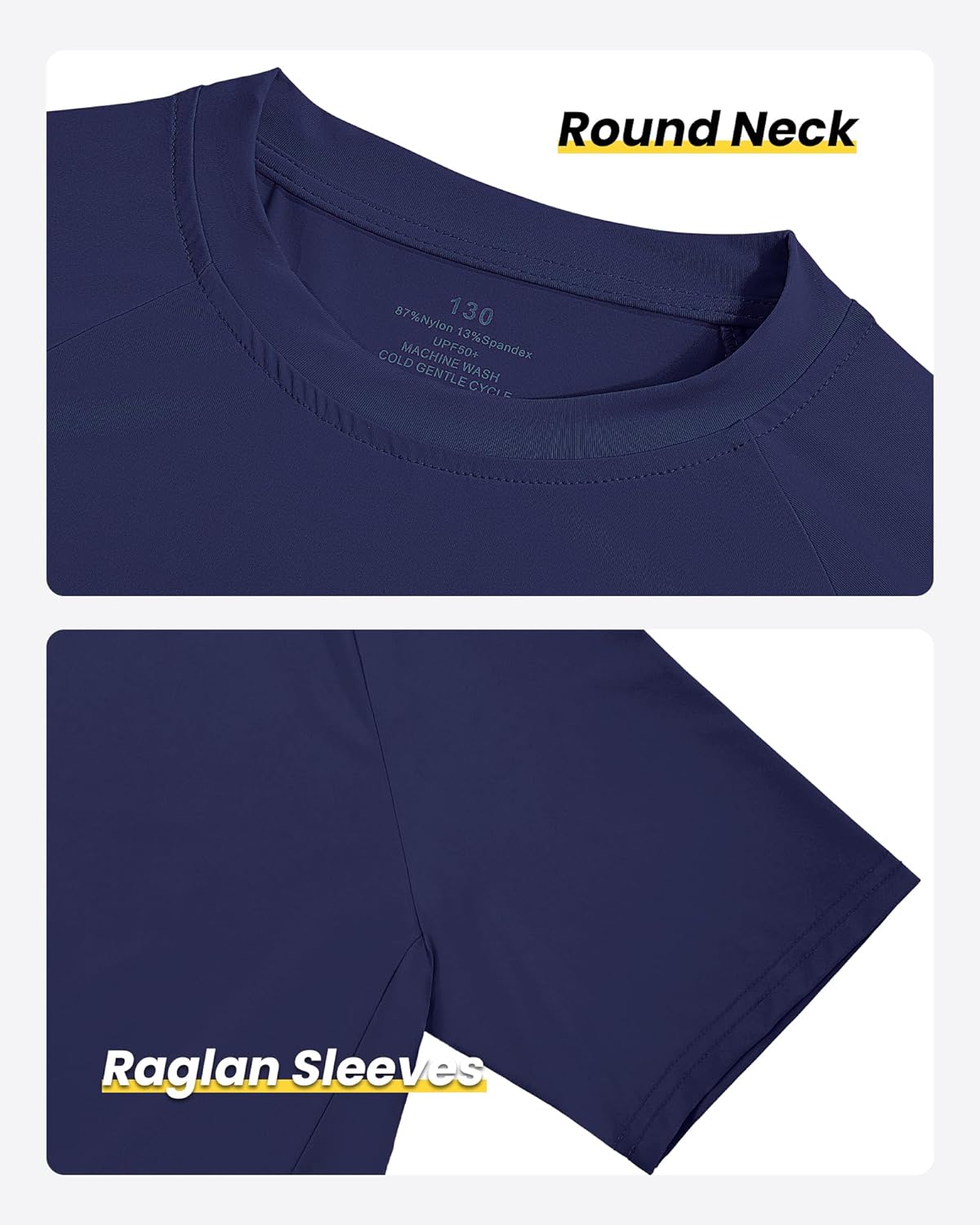 Auranso Boys Rash Guard Short Sleeve Boys Swim Shirt UPF 50+ Quick Dry Shirt for Girls - Image 5