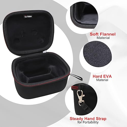 Miniatura 4 de LTGEM Funda de EVA para controlador Bluetooth 8Bitdo Ultimate con base de carga (negro) - Viaje