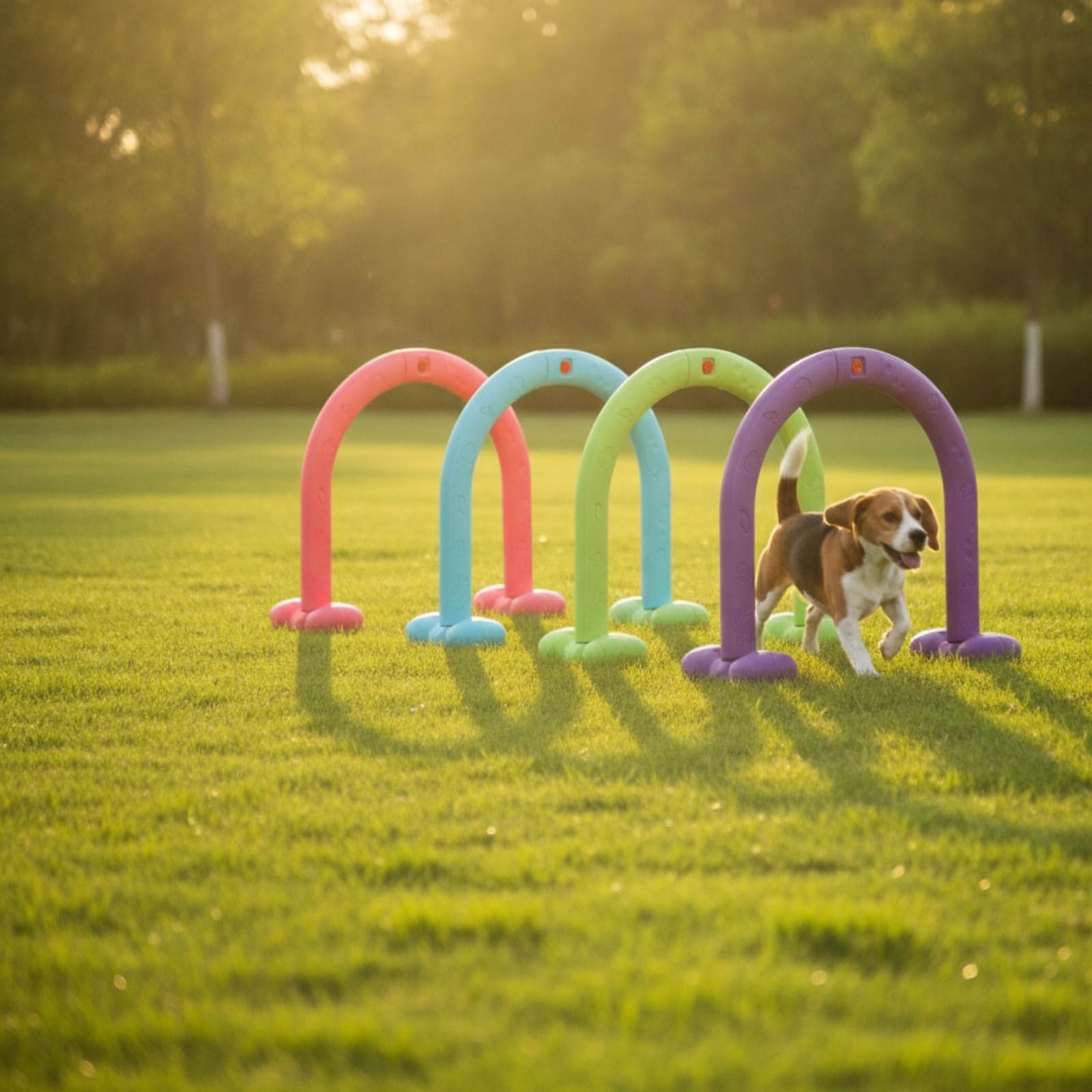 4 Pezzi Arco Gioco Durevoli, Upgrade Set di 4 Pezzi per Tunneling Colori Asilo