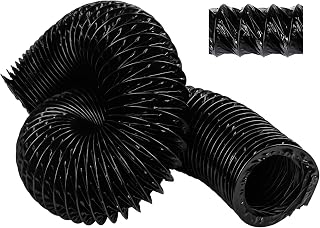3" Marine Blower Hose Replacement for Boat Vent Bilge Blower Exhaust Fan, Marine Exhaust Hose Fit for 3 Inch Flexible Marine Blower Duct Hose, Ventilation Systems and Boat Bilge Heater, 10 Feet, Black