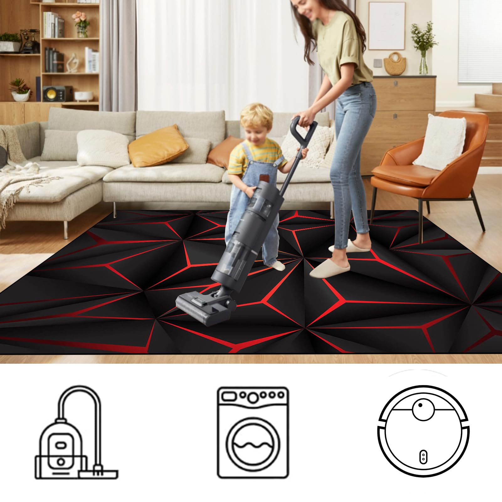 Tappeto per Sedia Gaming Tappeto Ufficio Salvapavimento Antiscivolo Tappeto per Sedia con Ruote Tappetino per Pavimenti Duri 80 x 120 cm Tappetino per Sedia da Gaming per Parquet e Pavimenti Duri