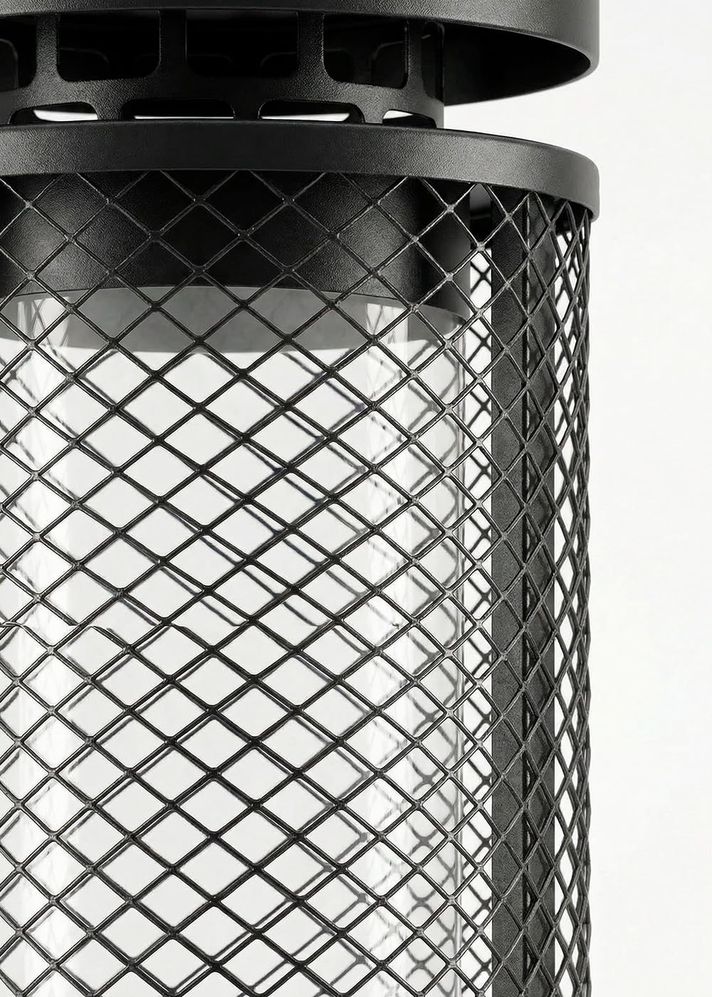 CREATE/FIRE ROUND PELLET HEATER/Stufa da esterno a pellet senza fumo Nero con power bank/Senza fumo, controllo della fiamma, copertura 9m2, consumo 3 ore e mezza, 17.5 kW