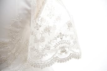 Glamulice Baby Girl Newborn Lace Christening Gown Baptism Dress Infant/Toddler Girls Formal Communion Outfit