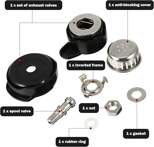 Miniatura 4 de Luxshiny 1 juego de accesorios para olla a presión, mango de liberación de vapor, repuesto para olla de aire, válvula de vapor, válvula de olla a