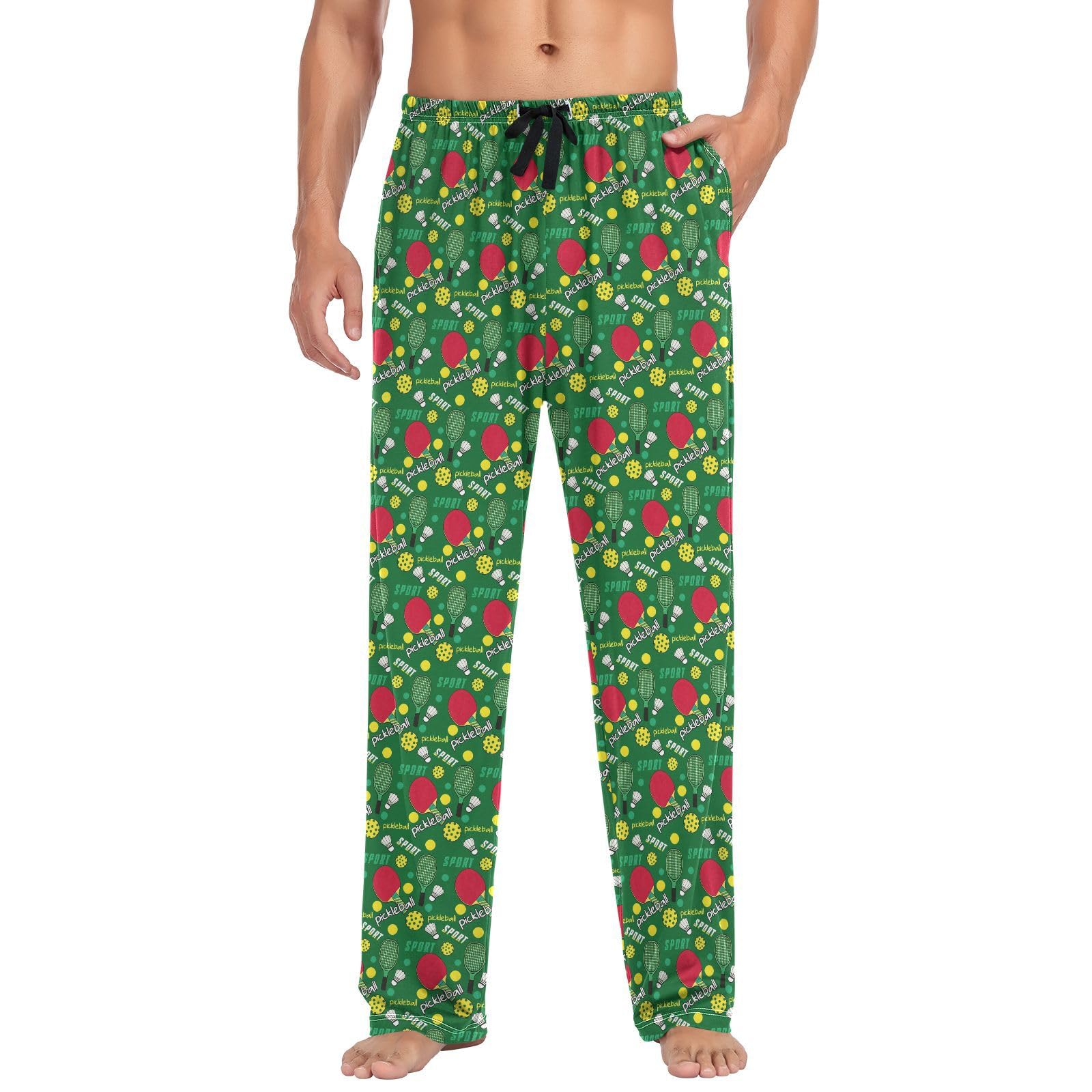 Pajama Pants For Men Dad's Gift Lounge Pants, Elastic Waistband Men's Separate Bottoms-image-38