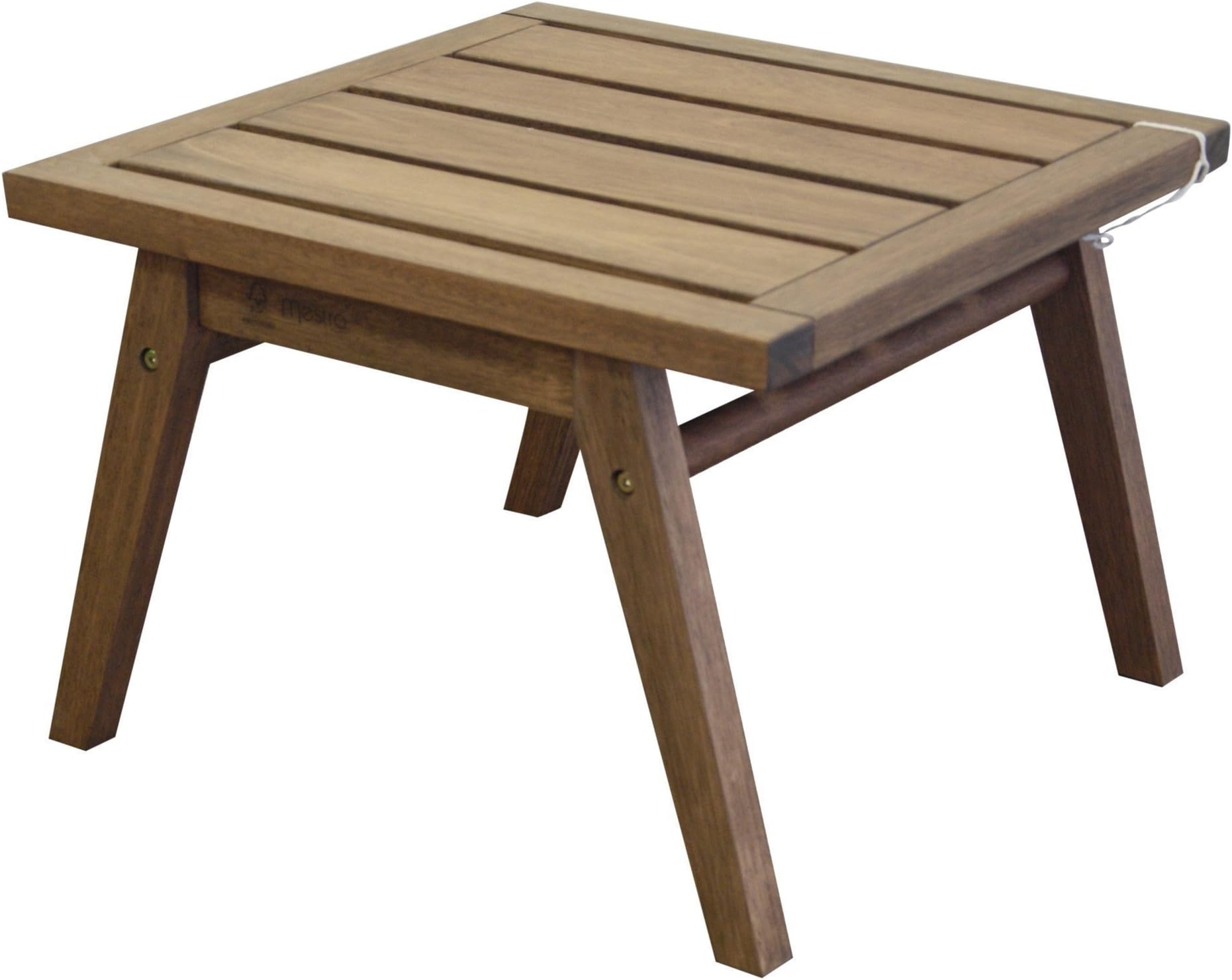 Timbo Mestra Hardwood Outdoor Patio Side Table, Table, Brown